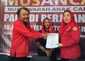 PDI Perjuangan Buton Utara Gelar Musancab Serentak, Perkuat Basis Perjuangan hingga Akar Rumput, Jumat (22/5/2026). (Foto: Istimewa)