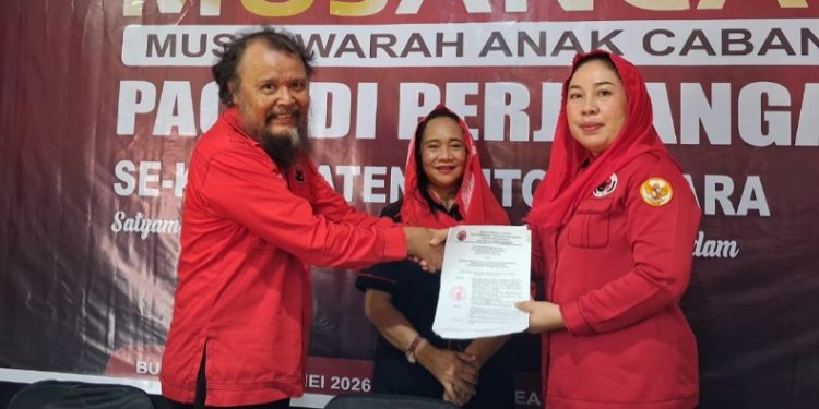 PDI Perjuangan Buton Utara Gelar Musancab Serentak, Perkuat Basis Perjuangan hingga Akar Rumput, Jumat (22/5/2026). (Foto: Istimewa)