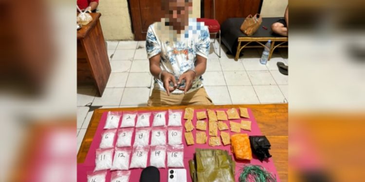 Polisi Gagalkan Penyelundupan Sabu 860,60 gram Pakai Daun Pisang di Bombana, Rabu (20/5/2026). (Foto: Istimewa)