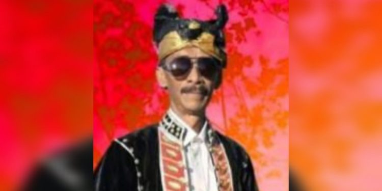 Kapitano Lipu Kerajaan Kulisusu, Buton Utara Laode Herman, tolak pembangunan pabrik aspal Buton di Karawang Jawa Barat, Senin (4/5/2026). (Foto: Istimewa)