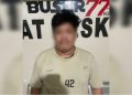 Residivis narkoba DE (37), pelaku penganiayaan berat di parkiran Exodus Kendari, diamankan di Polresta Kendari. (Foto: Istimewa).