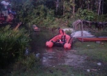 Wanita Paruh Baya Hilang Saat Cari Kerang di Muara Sungai Bone Balano Muna Barat, Sabtu (23/5/2026). (Foto: Dok Basarnas Kendari)