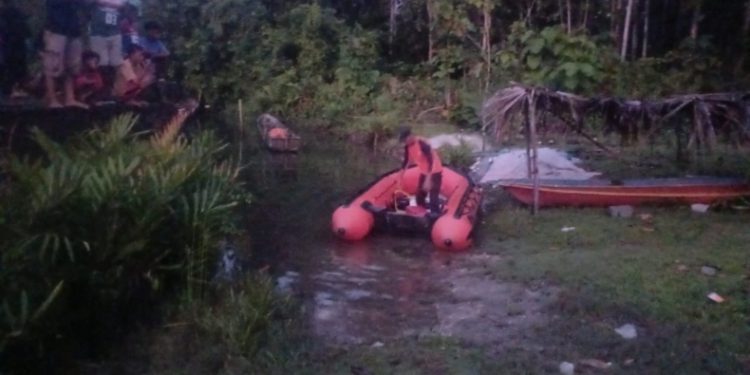 Wanita Paruh Baya Hilang Saat Cari Kerang di Muara Sungai Bone Balano Muna Barat, Sabtu (23/5/2026). (Foto: Dok Basarnas Kendari)