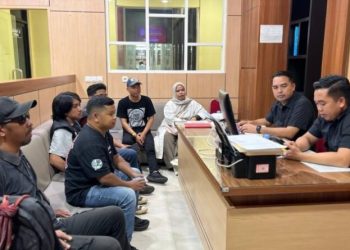 Doxing Dialami Jurnalis Setelah Beritakan Dugaan KDRT Wali Kota Kendari Dilaporkan ke Polda Sultra, Rabu (3/6/2026). (Foto: Istimewa)