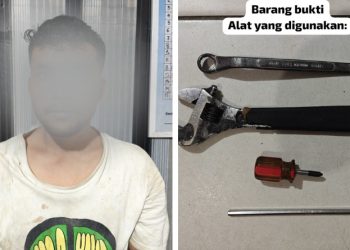 Residivis 3 Kali Masuk Penjara Ditangkap Curi AC di Kendari. (Foto: Istimewa)